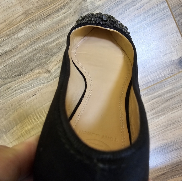 🎉HOST PICK🎉 Tory Burch Vanessa Flat Soho Luxe Suede Grosgrain Flats - Picture 7 of 10